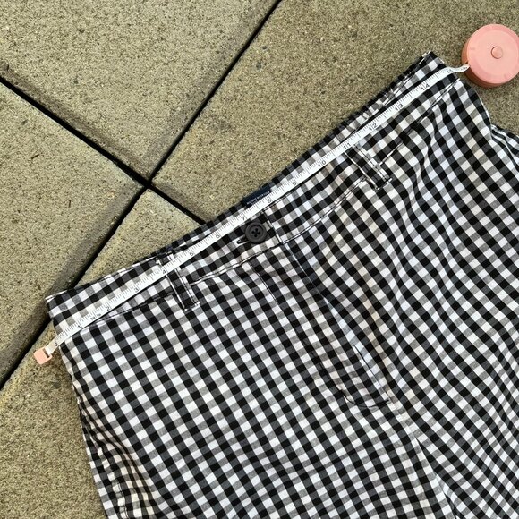 Karen Scott Gingham Capri Pants - Picture 3 of 5